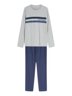 Henderson Piżama 45493 Szary Regular Fit