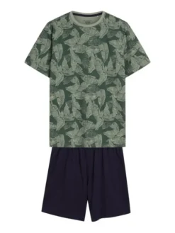 Henderson Piżama 42599 Zielony Regular Fit