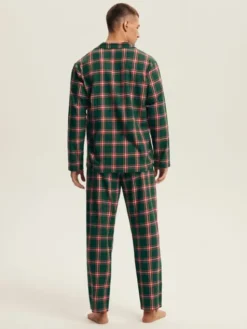 Henderson Piżama 43460 Zielony Regular Fit