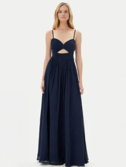 Hey Kyla Sukienka wieczorowa 5AH025HK Granatowy Slim Fit