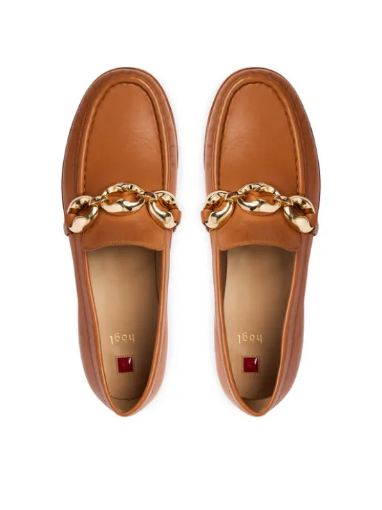 HÖGL Loafersy 1-101410 Brązowy