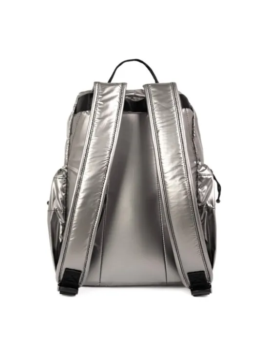Himawari Plecak No. 61 Silver mini Srebrny