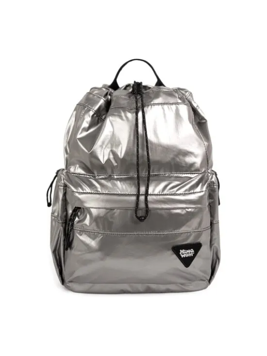 Himawari Plecak No. 61 Silver mini Srebrny