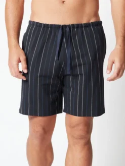 Huber Szorty materiałowe 117103 Szary Comfortable Fit