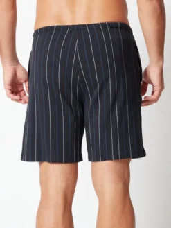 Huber Szorty materiałowe 117103 Szary Comfortable Fit