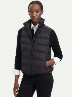 HUGO Bezrękawnik Fandinia-2 50563264 Czarny Regular Fit