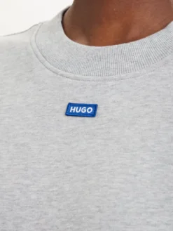 HUGO Bluza Delessa 50534344 Szary Regular Fit