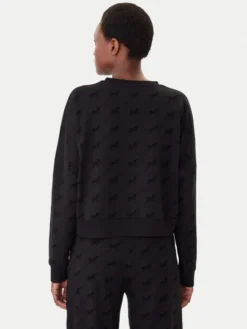 HUGO Bluza Lokky 50545210 Czarny Relaxed Fit