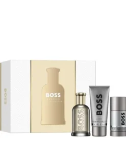 HUGO BOSS Boss Bottled zestaw woda perfumowana spray 100ml + żel pod prysznic 100ml + dezodorant sztyft 75ml Zestaw zapachowy
