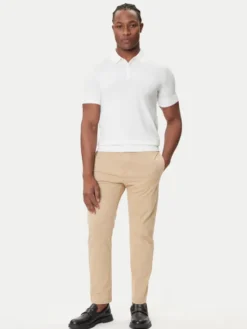 HUGO Chinosy David251D 50530886 Beżowy Slim Fit