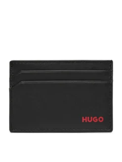 HUGO Etui na karty kredytowe 50570456 Czarny