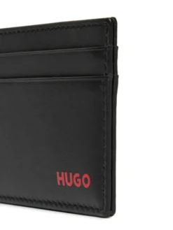 HUGO Etui na karty kredytowe 50570456 Czarny
