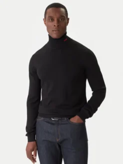 HUGO Golf San Thomas-M 50474174 Czarny Slim Fit