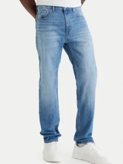 HUGO Jeansy Ash 50555955 Niebieski Slim Fit