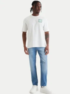 HUGO Jeansy Ash 50555955 Niebieski Slim Fit
