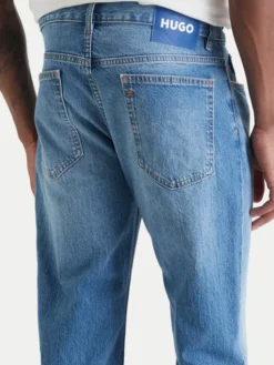 HUGO Jeansy Ash 50555955 Niebieski Slim Fit