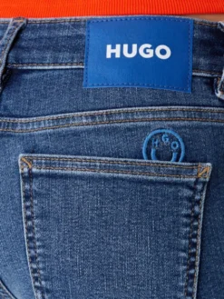 HUGO Jeansy Garuka_B 50544493 Niebieski Skinny Fit