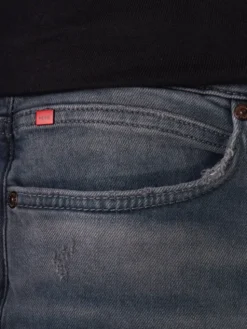 HUGO Jeansy 50555167 Granatowy Regular Fit
