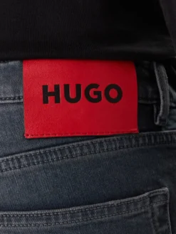 HUGO Jeansy 50555167 Granatowy Regular Fit