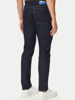 HUGO Jeansy 50572791 Granatowy Slim Fit