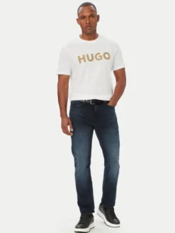 HUGO Jeansy HUGO 708 50561250 Granatowy Slim Fit