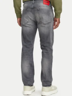HUGO Jeansy 50561259 Szary Slim Fit