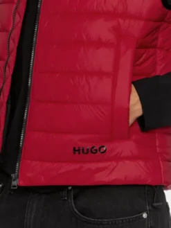 HUGO Kamizelka Brentino2431 50517743 Czerwony Regular Fit