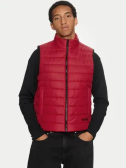 HUGO Kamizelka Brentino2431 50517743 Czerwony Regular Fit