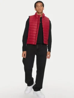 HUGO Kamizelka Brentino2431 50517743 Czerwony Regular Fit