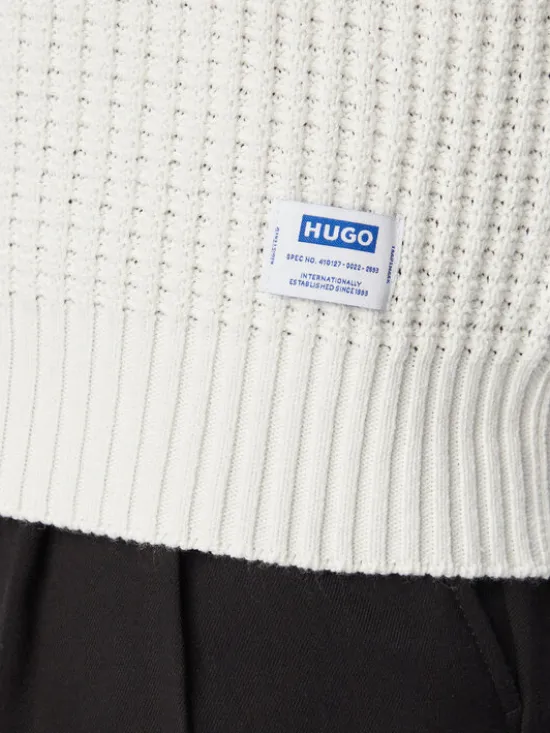 HUGO Kamizelka Spuro 50557346 Biały Regular Fit