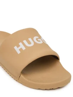 HUGO Klapki Timein 50568765 Beżowy