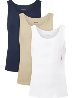HUGO Komplet tank topów 50545681 Kolorowy Slim Fit