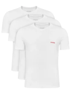 HUGO Komplet t-shirtów 50566316 Biały Regular Fit