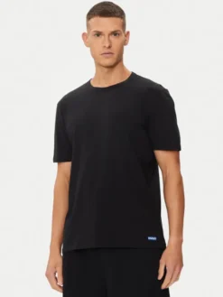 HUGO Komplet t-shirtów Naolo 50522383 Czarny Regular Fit