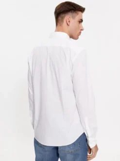 HUGO Koszula Ermo 50500216 Biały Slim Fit
