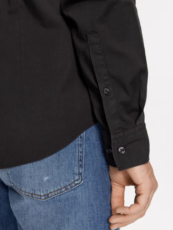 HUGO Koszula Ermo 50500216 Czarny Slim Fit