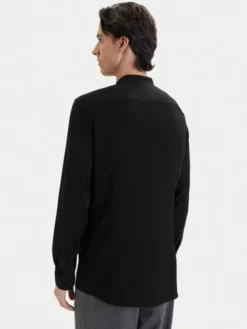 HUGO Koszula Kaleb 50554719 Czarny Slim Fit