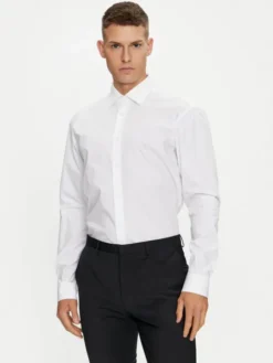 HUGO Koszula Valerio 50519812 Biały Modern Fit