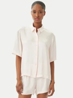 HUGO Koszulka piżamowa Style B 50561023 Różowy jasny Oversize