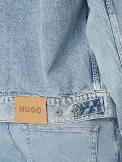 HUGO Kurtka jeansowa Erlo 50563343 Niebieski jasny Relaxed Fit