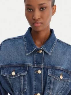 HUGO Kurtka jeansowa Gizzie 50553184 Niebieski Regular Fit