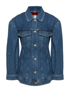 HUGO Kurtka jeansowa Icon 50569648 Granatowy Regular Fit