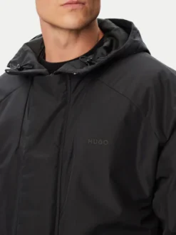 HUGO Kurtka przejściowa Bezo2641 50567272 Czarny Regular Fit