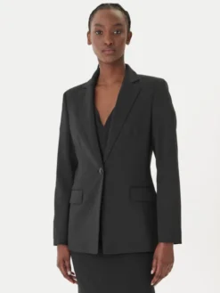 HUGO Marynarka Atana-2 50516447 Czarny Regular Fit