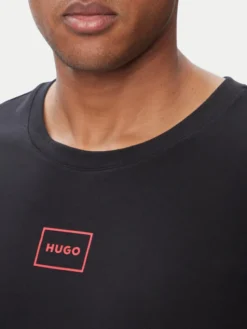 HUGO Piżama Laze 50534566 Czarny Regular Fit