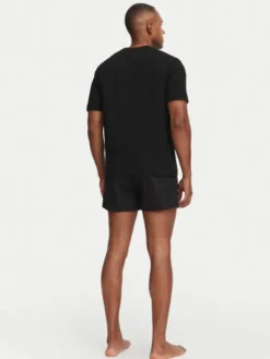 HUGO Piżama Soren Short Set 50575408 Czarny Regular Fit