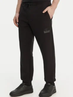 HUGO Spodnie dresowe Daylony 50557453 Czarny Regular Fit