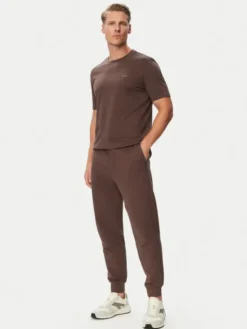 HUGO Spodnie dresowe Dayote232 50489617 Brązowy Regular Fit