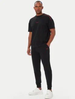 HUGO Spodnie dresowe Noah 50566158 Czarny Regular Fit