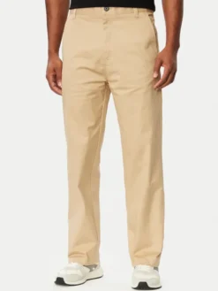 HUGO Spodnie materiałowe Cino261 50567278 Beżowy Straight Fit